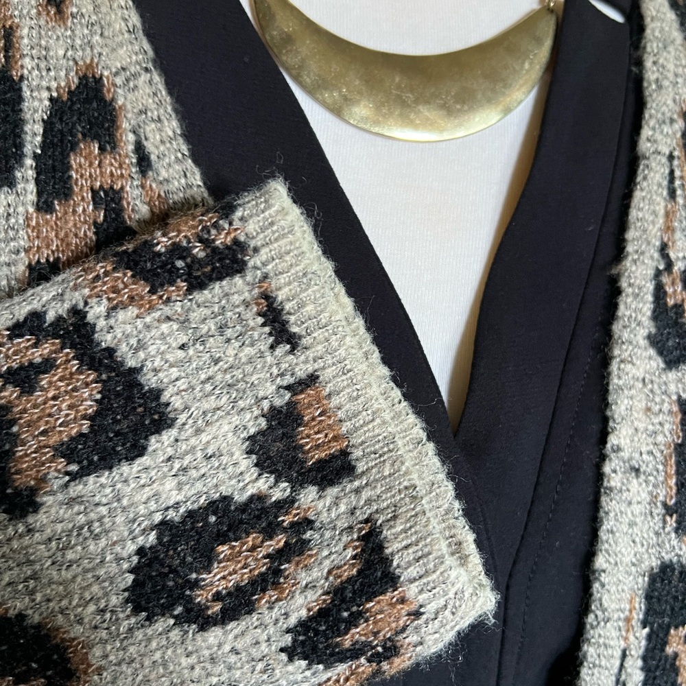 ❤️ BEAUTIFUL LEOPARD CARDIGAN Sz M - Picture 2 of 9